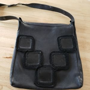 Fiocchi Lecco Leather Fold Over Shoulder Crossbody Bag